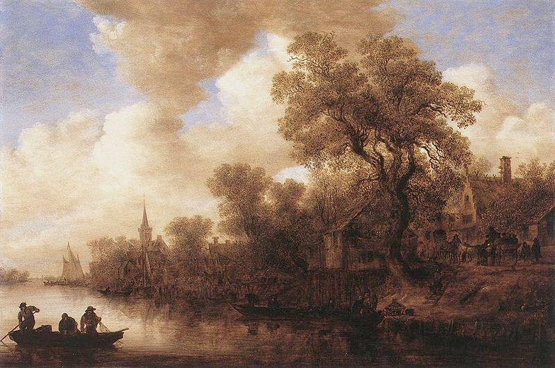 Jan van Goyen River Landscape